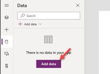 Add data - screenshot