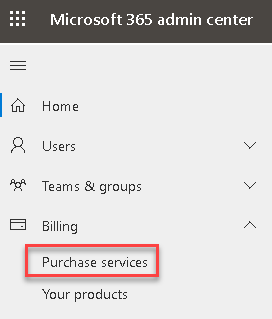 Purchase services.