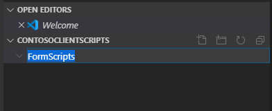 Form scripts folder - screenshot