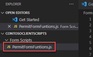 Permit dorm function file - screenshot
