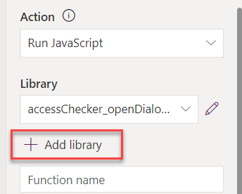 Add library - screenshot