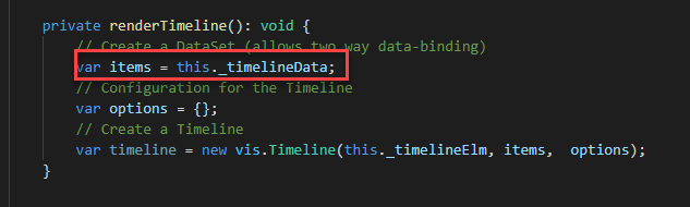 render timeline function - screenshot