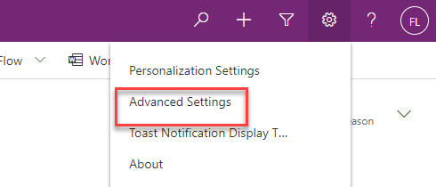 Advanced settings - screenshot