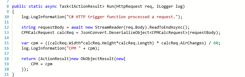 Updated run method - screenshot