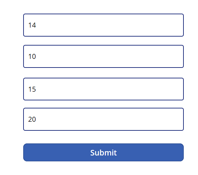 Submit form - screenshot