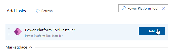 Power Platform tool installer - screenshot
